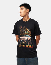 HUF x Thrasher Island Times T-Shirt - Black