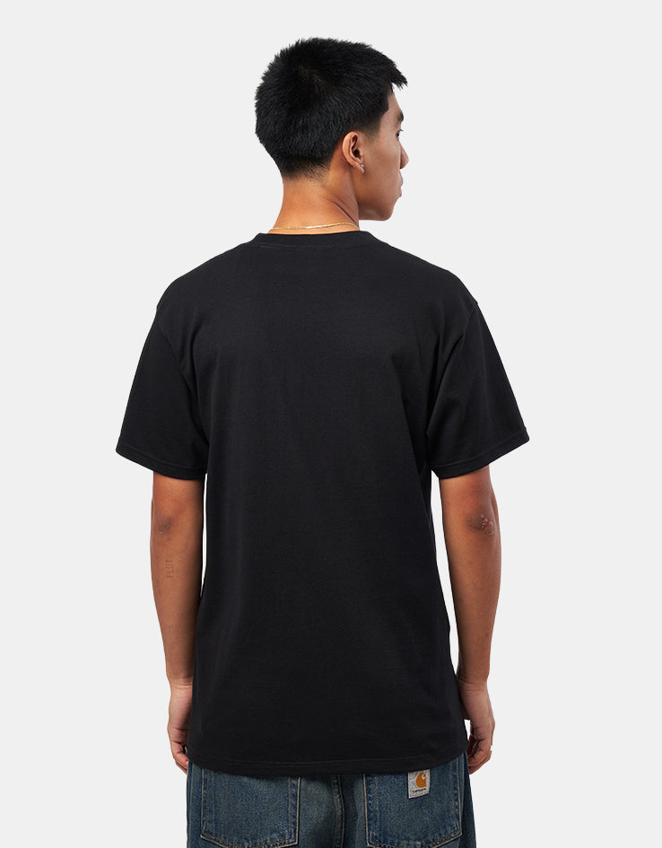 HUF x Thrasher Island Times T-Shirt - Black