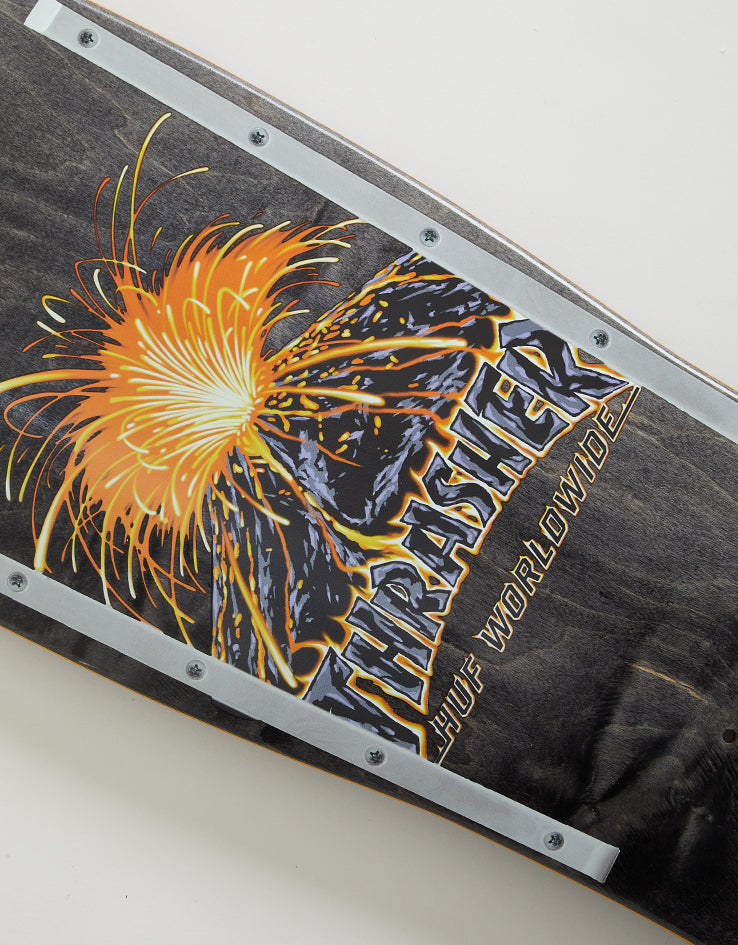 HUF x Thrasher Meltdown Skateboard Crusier Deck - 9.375"