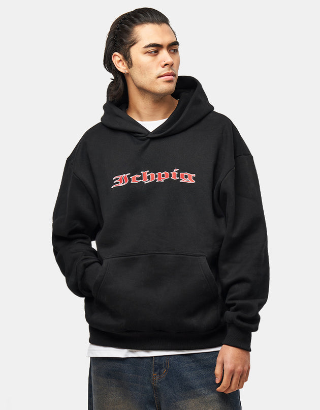 ICHPIG Legions Cordless Pullover Hoodie - Black