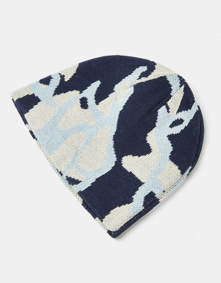 ICHPIG Glyph Skull Beanie - Oceanic