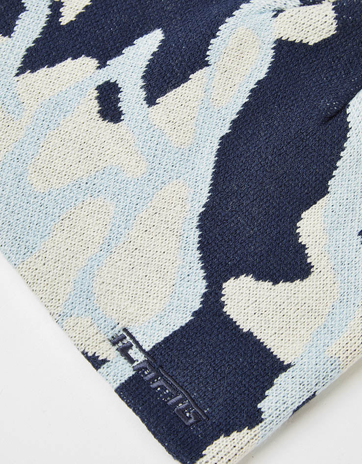 ICHPIG Glyph Skull Beanie - Oceanic