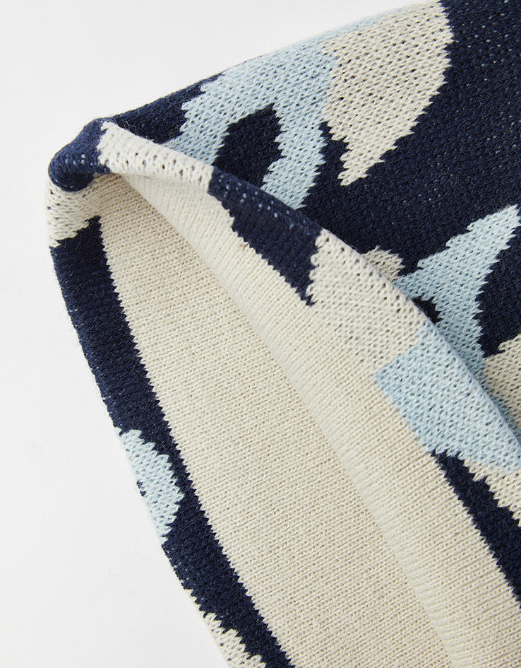 ICHPIG Glyph Skull Beanie - Oceanic