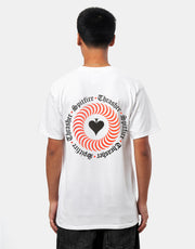 Thrasher x Spitfire The End Oath T-Shirt - White