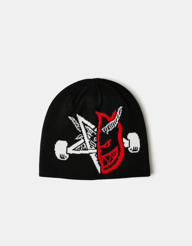 Thrasher x Spitfire Thrash & Burn Beanie - Black