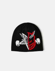 Thrasher x Spitfire Thrash & Burn Beanie - Black