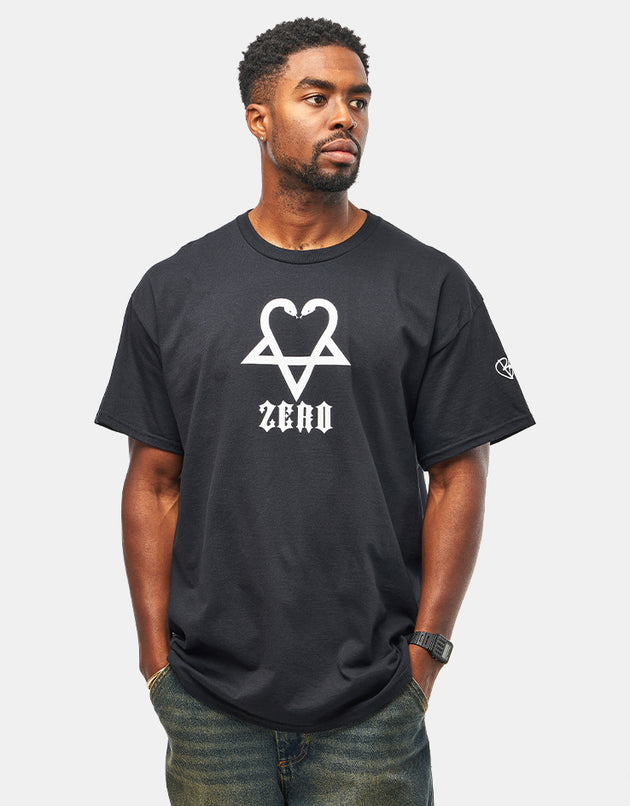 Zero Bam Snake-A-Gram T-Shirt - Black/White