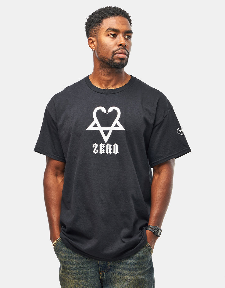 Zero Bam Snake-A-Gram T-Shirt - Black/White