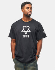 Zero Bam Snake-A-Gram T-Shirt - Black/White