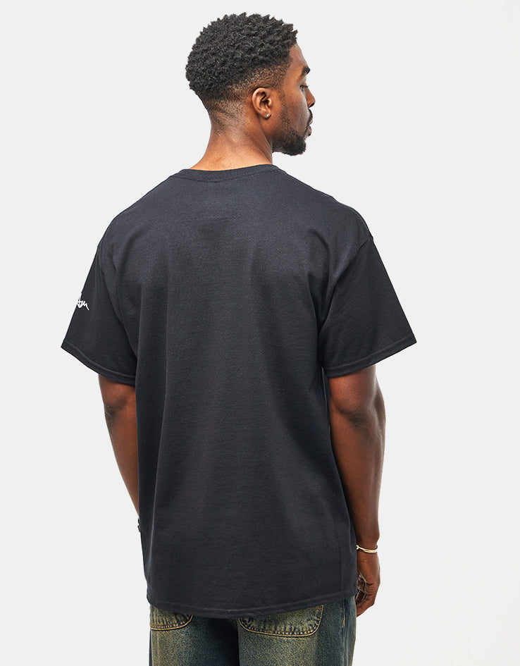 Zero Bam Snake-A-Gram T-Shirt - Black/White