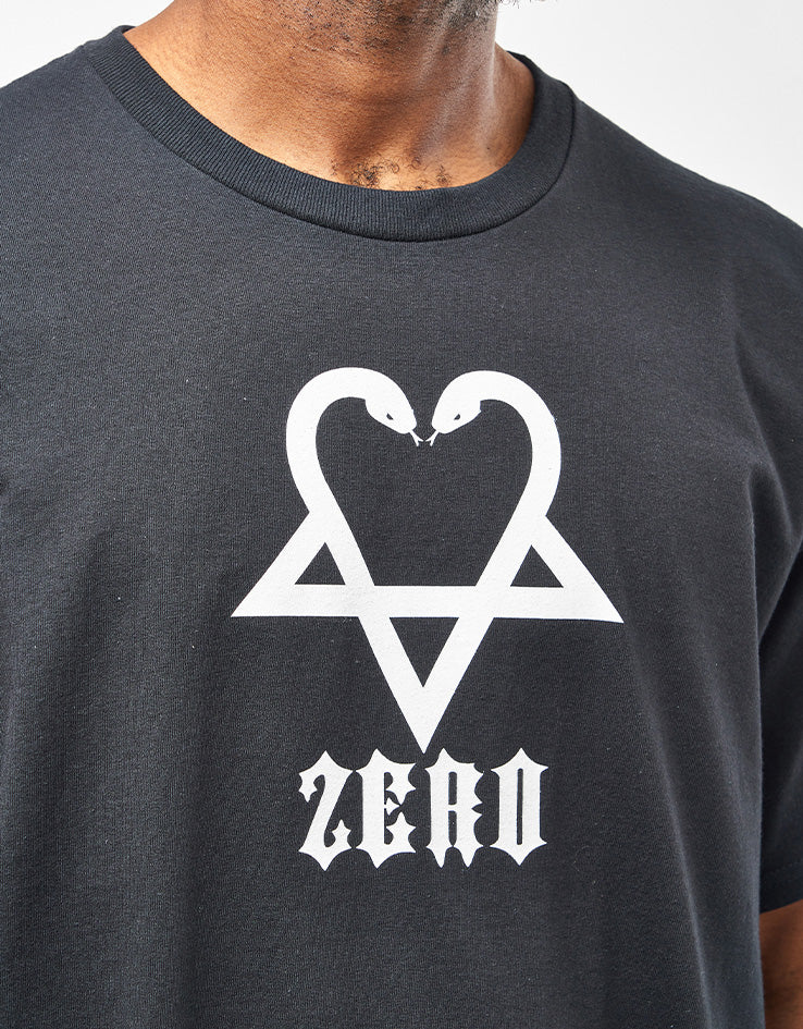 Zero Bam Snake-A-Gram T-Shirt - Black/White