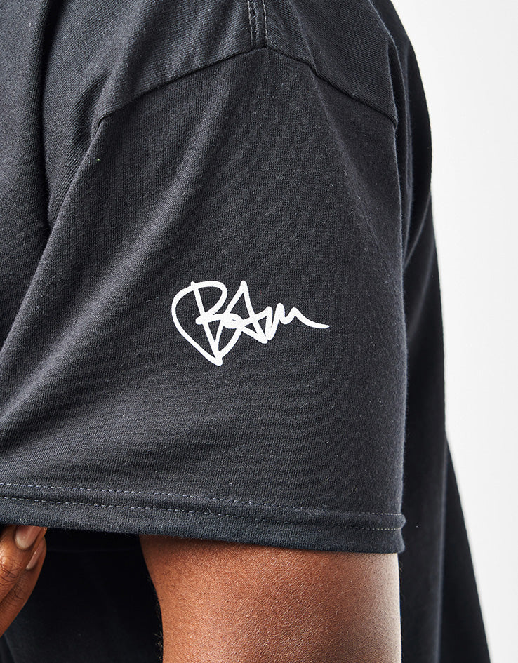 Zero Bam Snake-A-Gram T-Shirt - Black/White