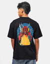 Santa Cruz x Stranger Things Hellfire Pit T-Shirt - Black