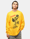 Dungeon Dragon Lies L/S T-Shirt - Gold Yellow