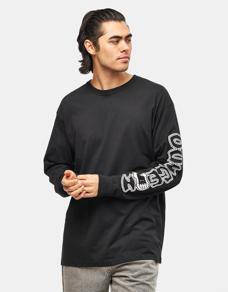 Dungeon Portcullis L/S T-Shirt - Black