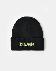 Dungeon Scrawl Logo Beanie - Black/Green