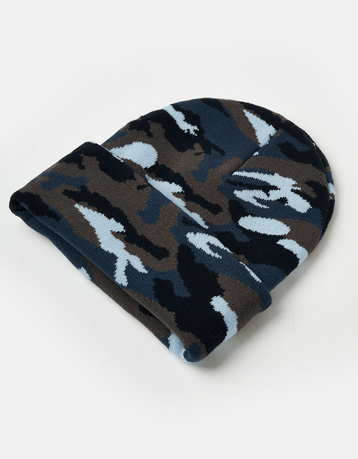 Dungeon Scrawl Logo Beanie - Urban Camo/Glow In The Dark
