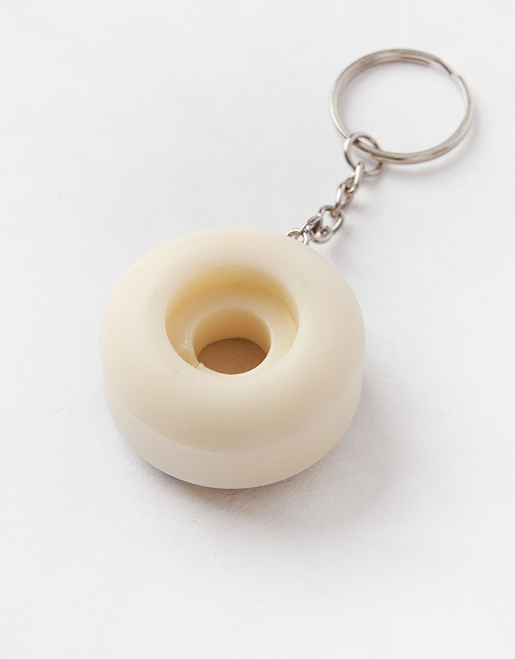 Spitfire Bighead 42mm Skateboard Wheel Keychain - Natural