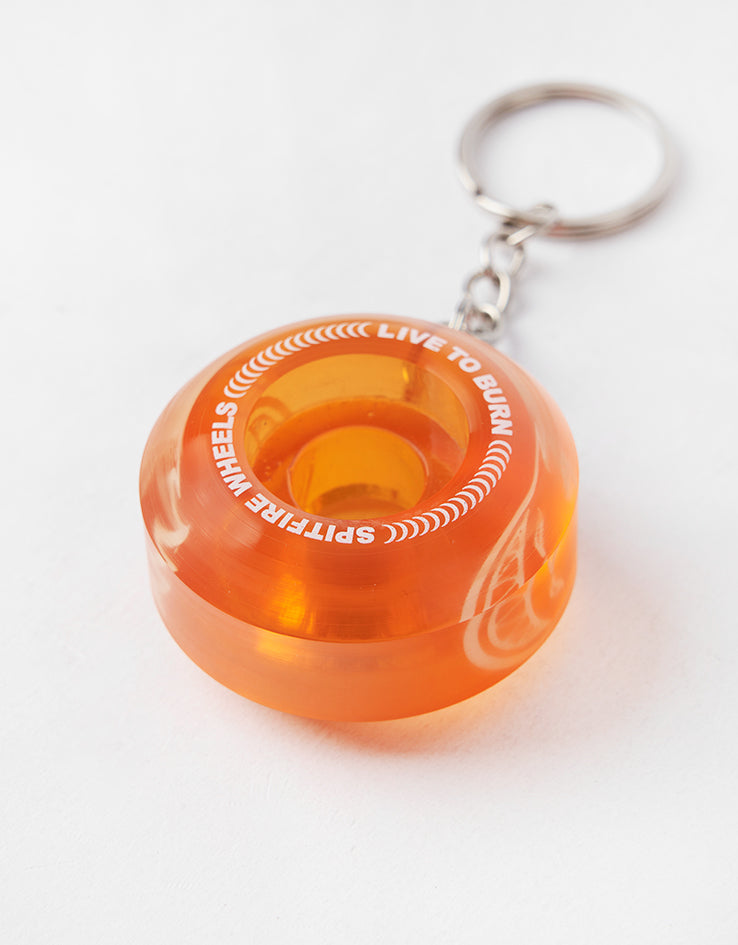 Spitfire Sapphires 42mm Skateboard Wheel Keychain