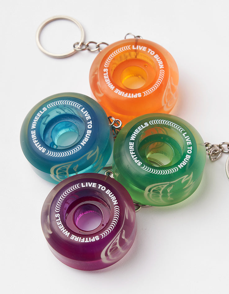 Spitfire Sapphires 42mm Skateboard Wheel Keychain