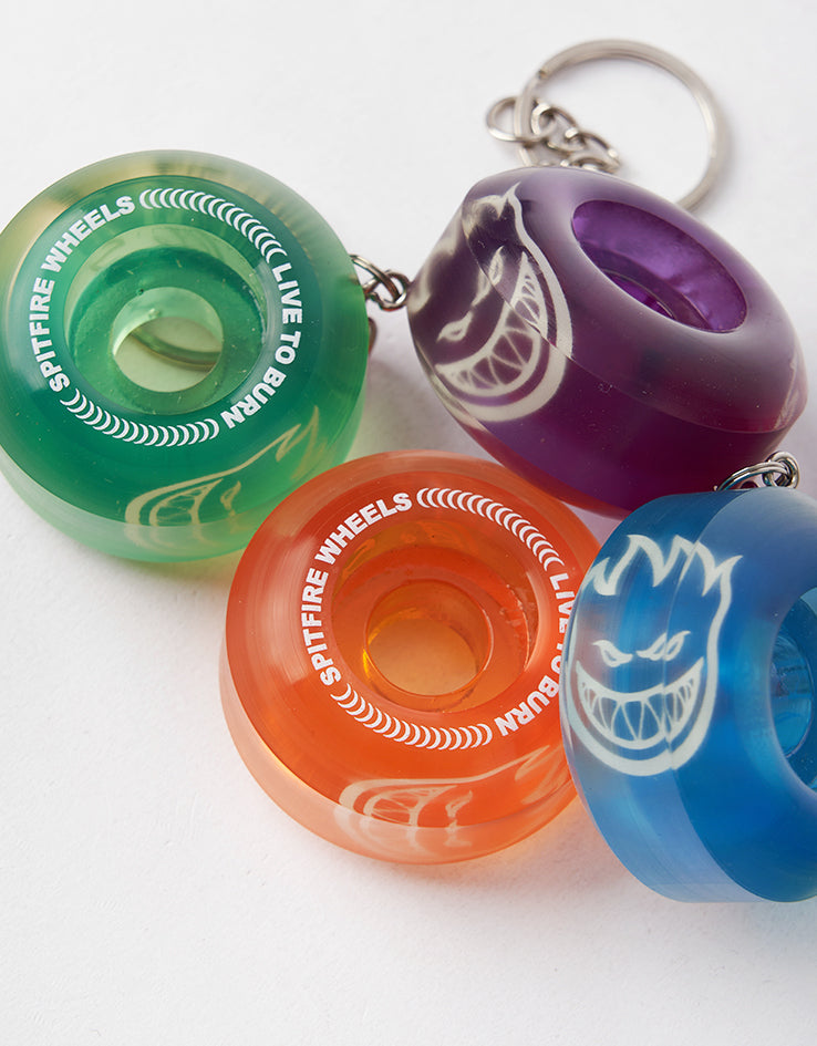 Spitfire Sapphires 42mm Skateboard Wheel Keychain