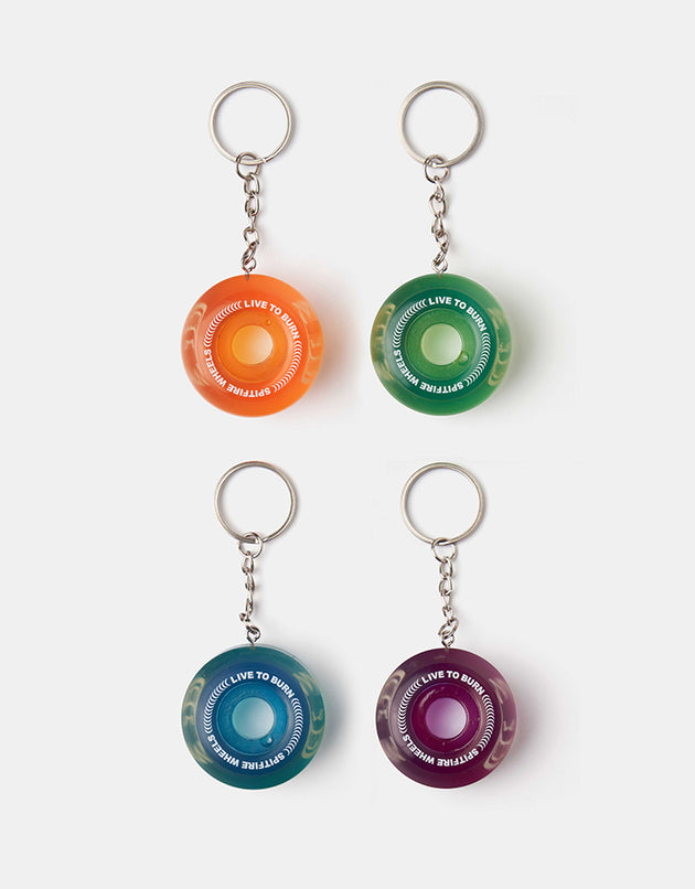 Spitfire Sapphires 42mm Skateboard Wheel Keychain