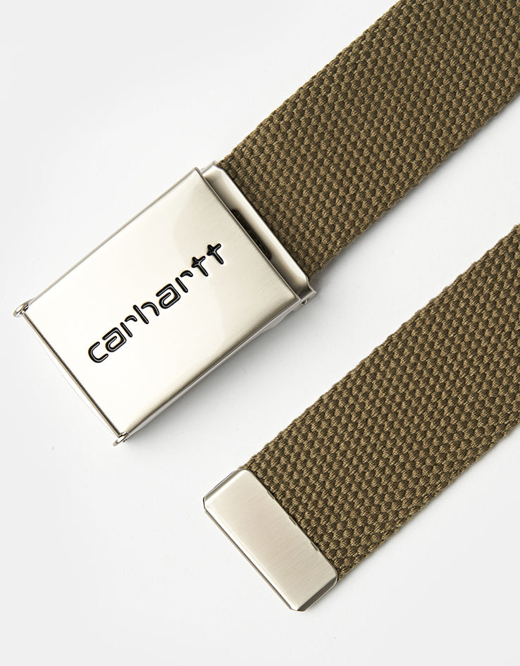 Carhartt WIP Clip Belt Chrome - Brass