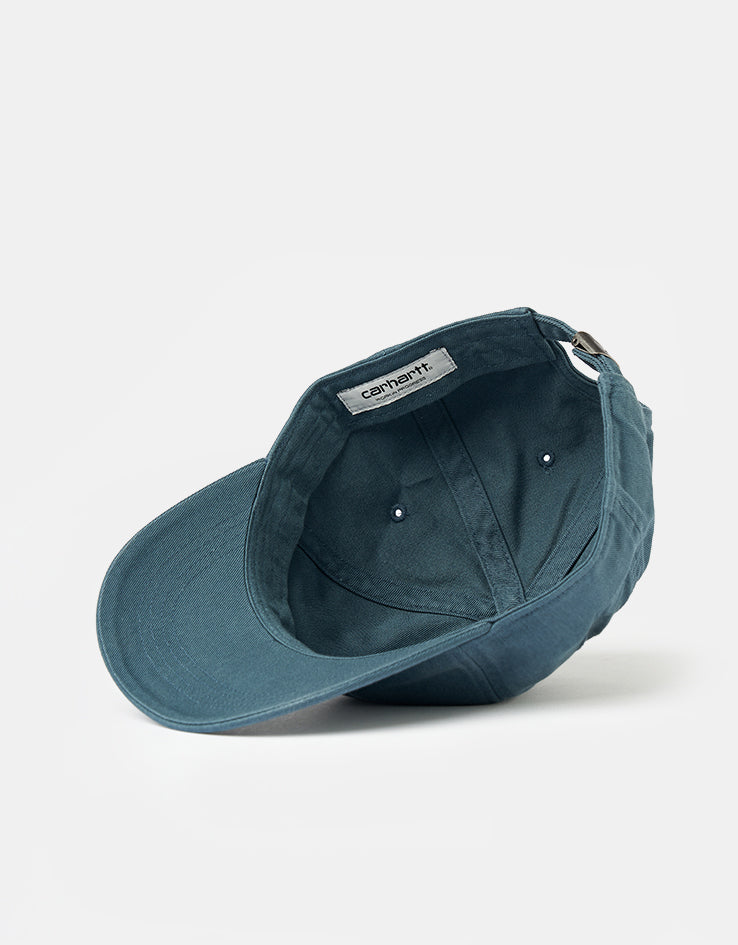 Carhartt WIP Madison Logo Cap - Office Blue/White