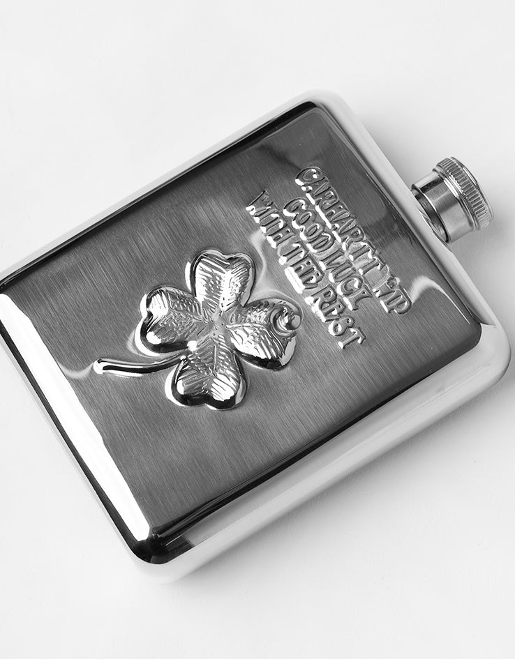 Carhartt WIP Clover Flask - Silver