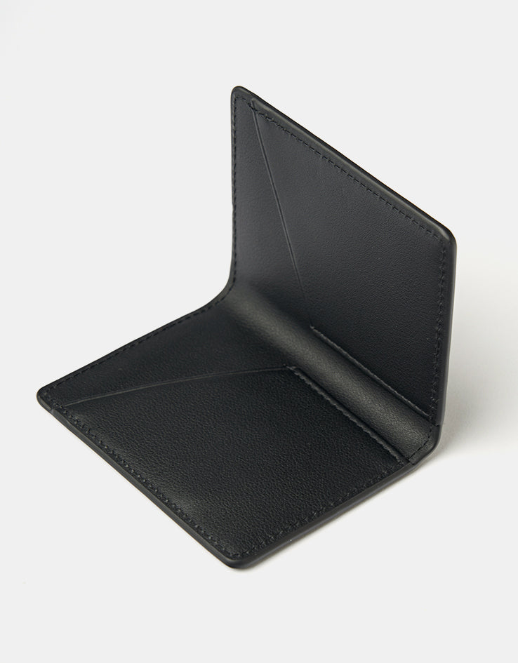 Carhartt WIP Vegas Fold Cardholder - Black/Silver