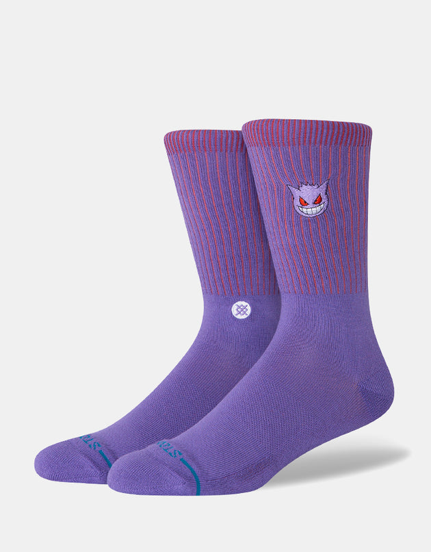 Stance x Pokémon Gengar Crew Socks - Purple
