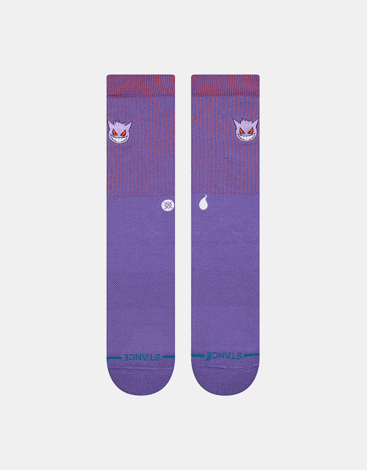 Stance x Pokémon Gengar Crew Socks - Purple