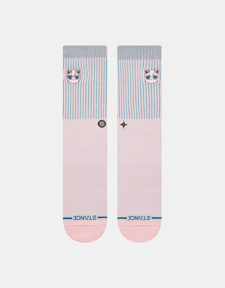 Stance x Pokémon Jigglypuff Crew Socks - Pink