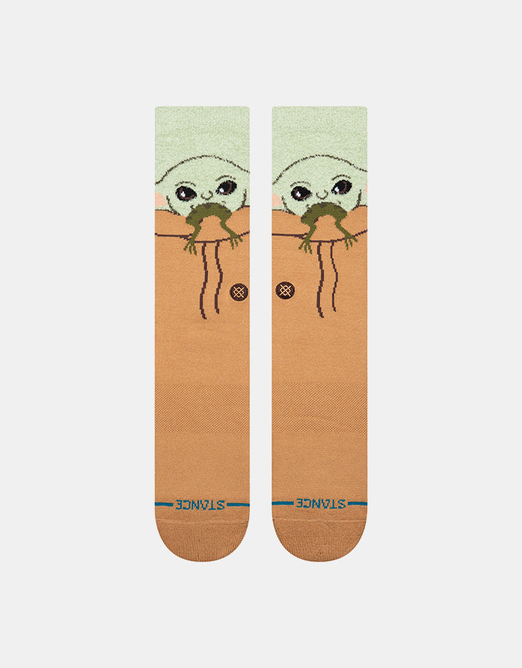 Stance x Star Wars Grogu Hungry Crew Socks - Green