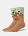 Stance x Star Wars Grogu Hungry Crew Socks - Green