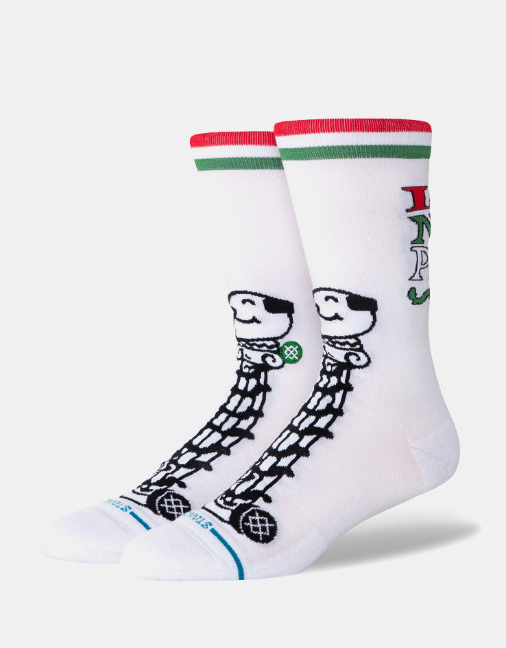 Stance x Home Alone Little Neros Socks - White