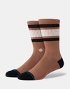 Stance Boyd St Crew Socks - Dark Roast