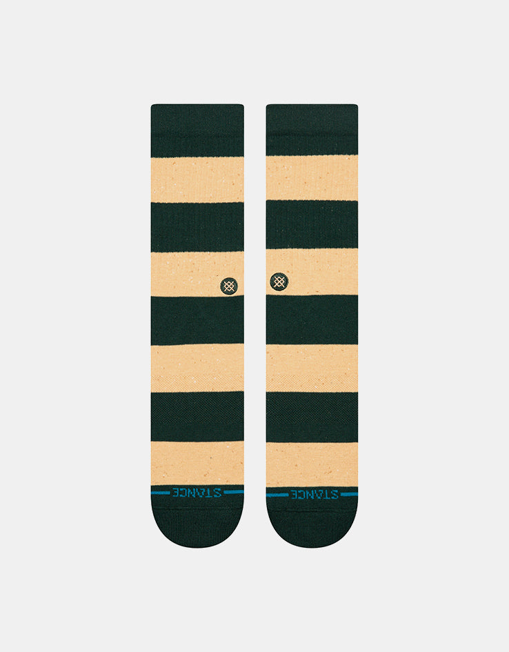 Stance Nep Stripe Crew Socks - Pine