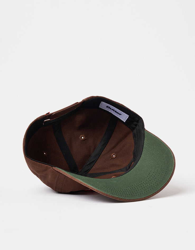 Butter Goods Blotch 6 Panel Cap - Bark