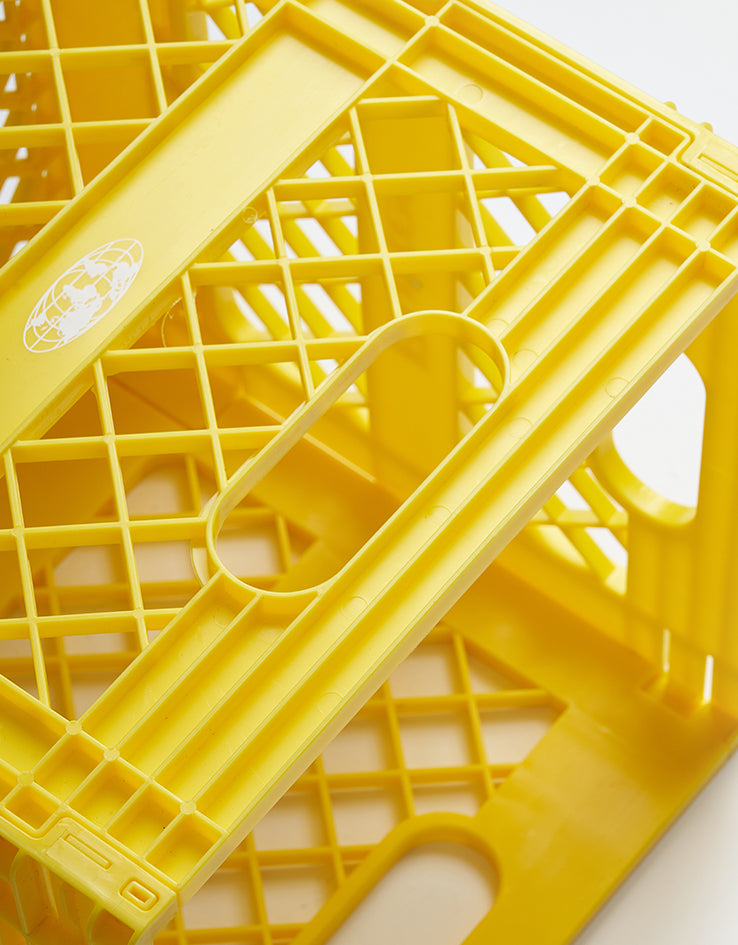 Butter Goods Collapsable Record Crate - Yellow
