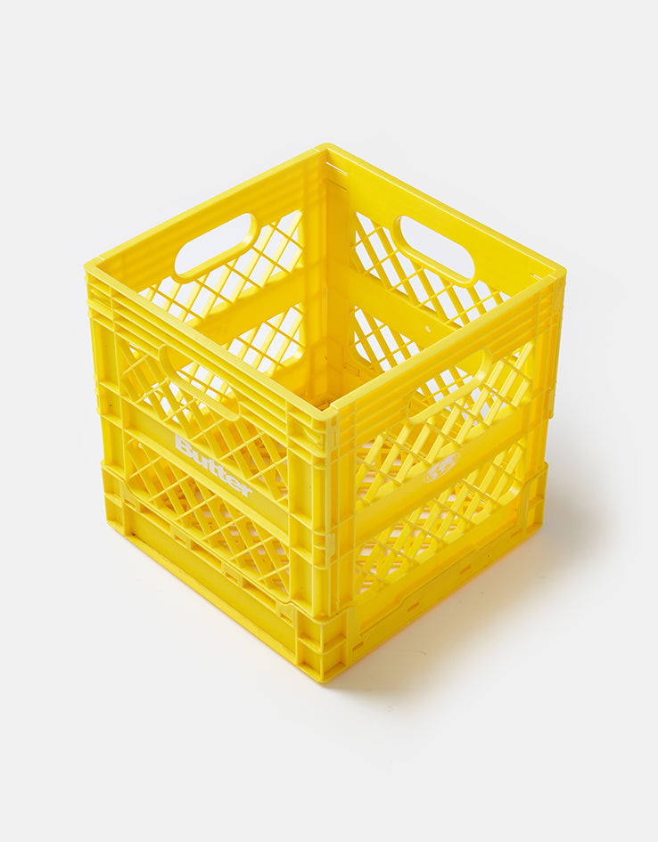 Butter Goods Collapsable Record Crate - Yellow