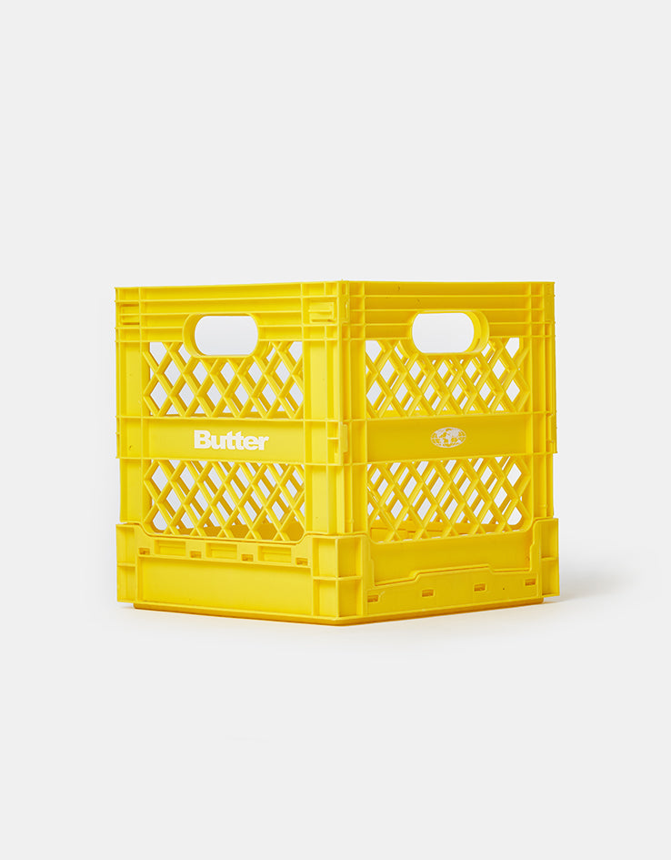 Butter Goods Collapsable Record Crate - Yellow