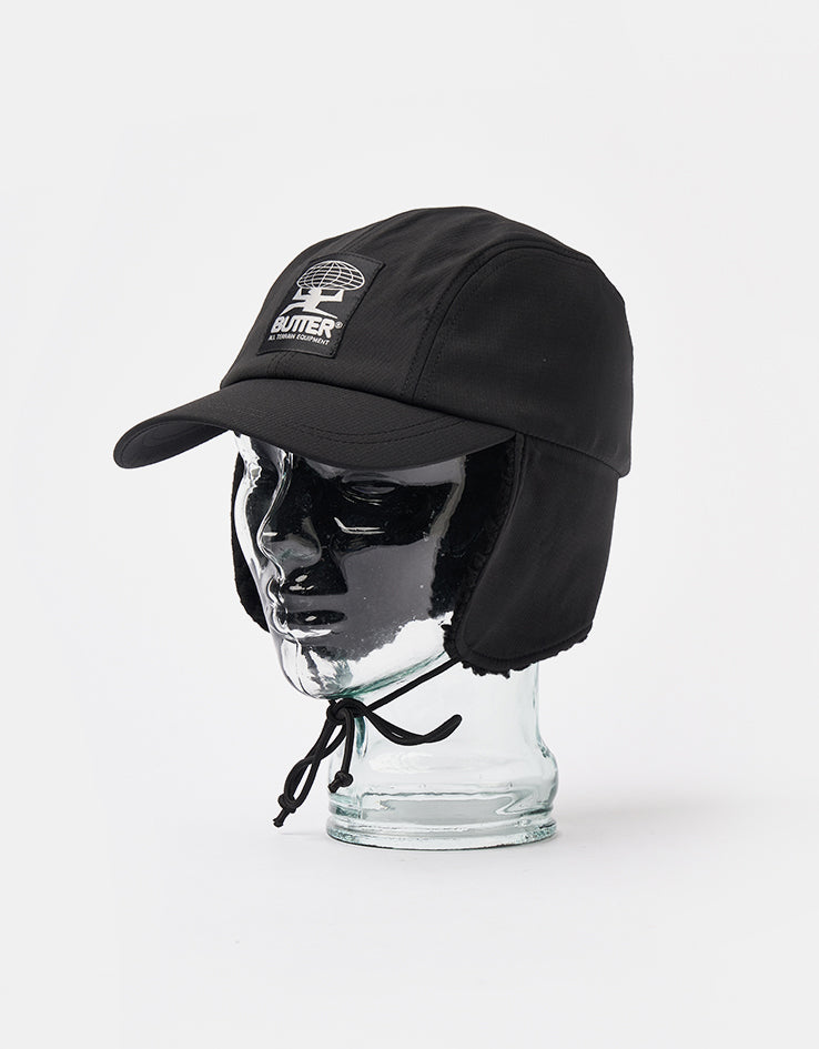 Butter Goods Terrain Ski 4 Panel Cap - Black