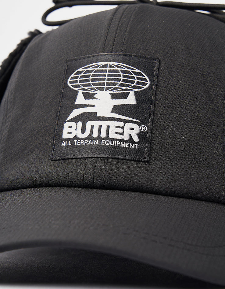 Butter Goods Terrain Ski 4 Panel Cap - Black