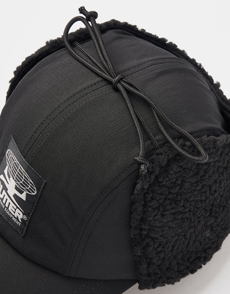Butter Goods Terrain Ski 4 Panel Cap - Black
