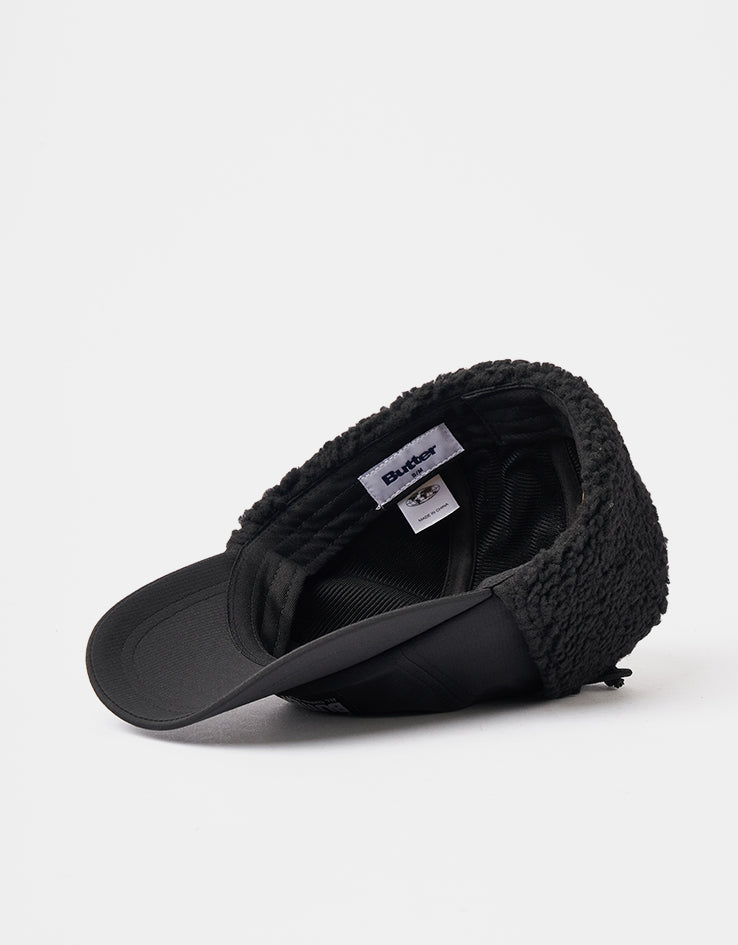 Butter Goods Terrain Ski 4 Panel Cap - Black