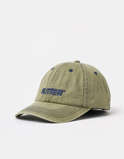 Butter Goods Rounded Logo 6 Panel Cap - Washed Pear