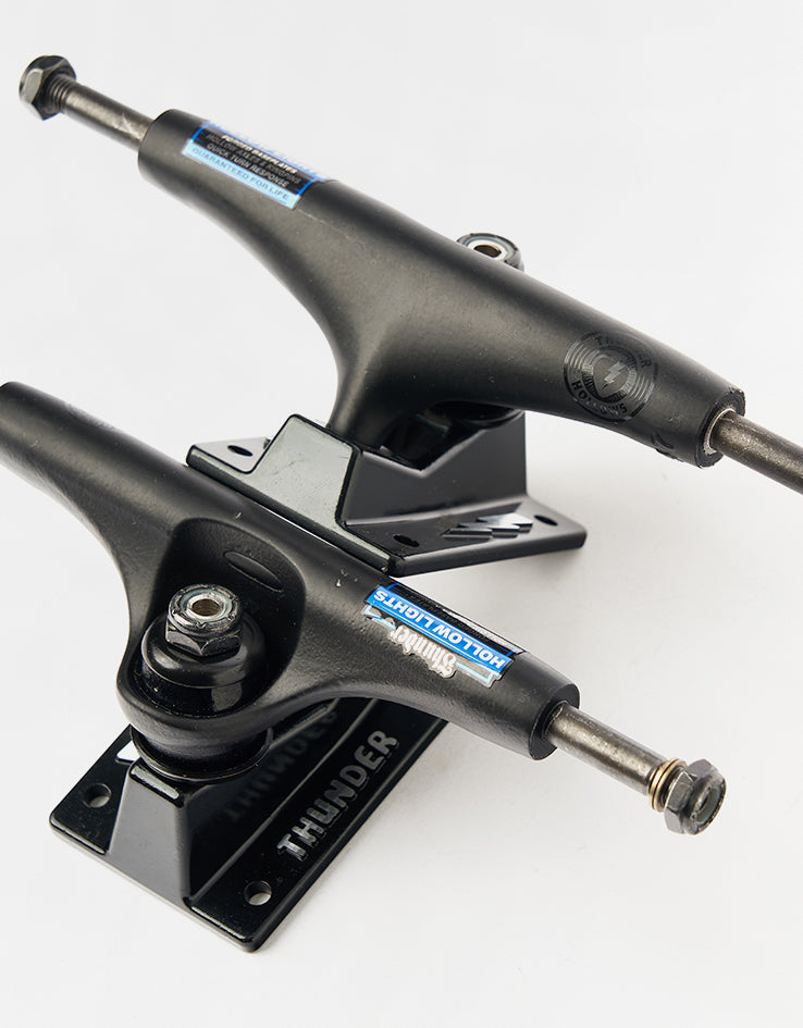 Thunder Night Hollow Lights Skateboard Trucks - Blackout (Pair)