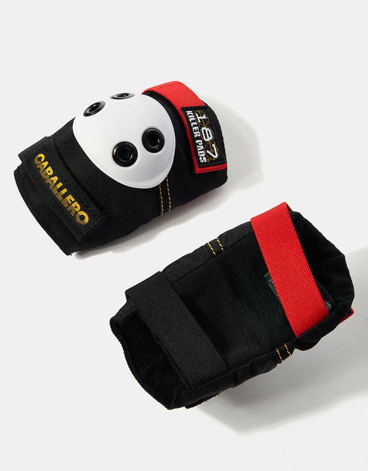 187 Killer Pads Caballero Dragon Signature Six Pack Pad Set - Black/Red/Gold