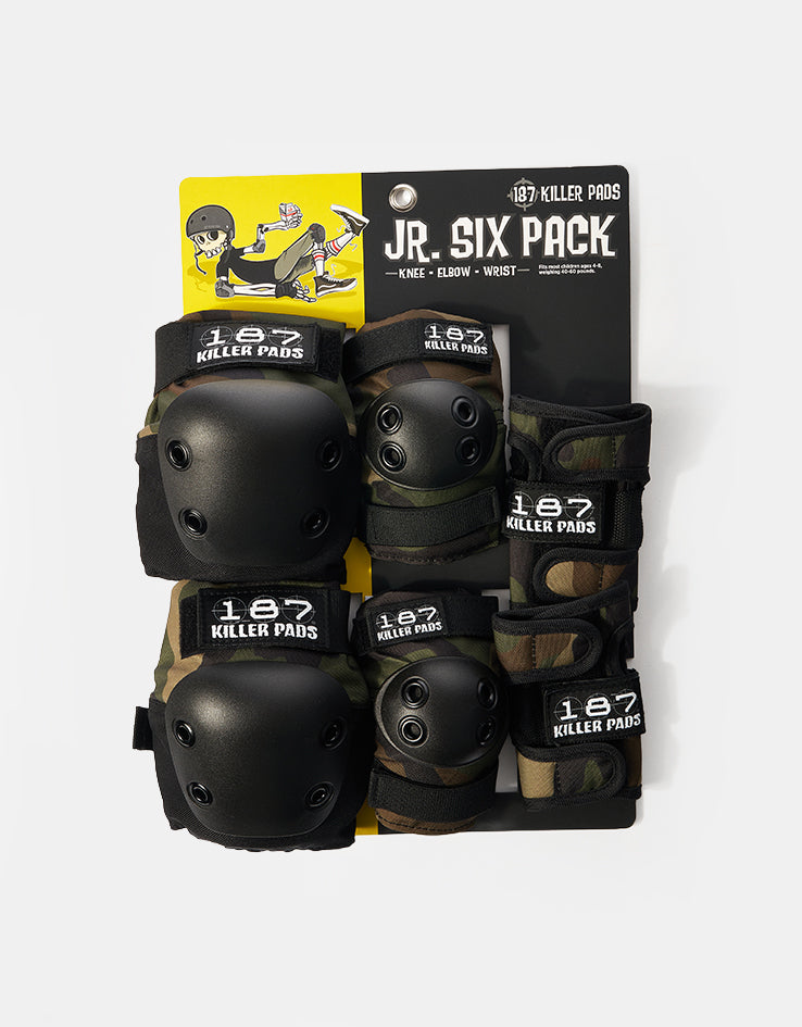 187 Killer Pads Six Pack Junior Pad Set - Camo